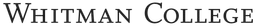 Whitman College logo